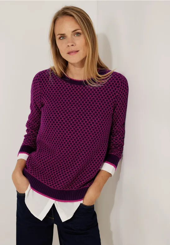 Two-Colored Strickpullover